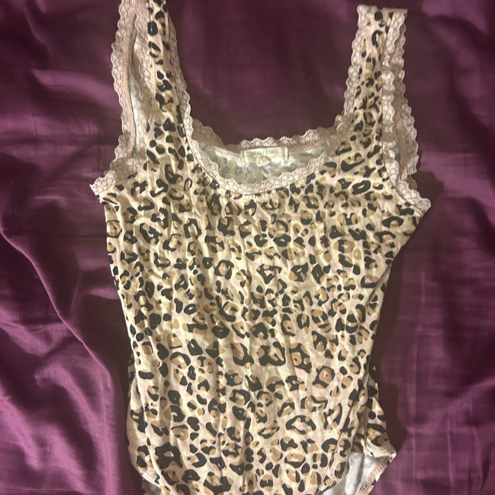 Leopard Buttoned BodySuit
